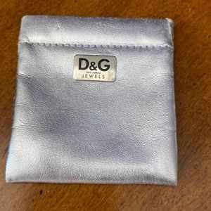 Silver D&G jewelry Bag